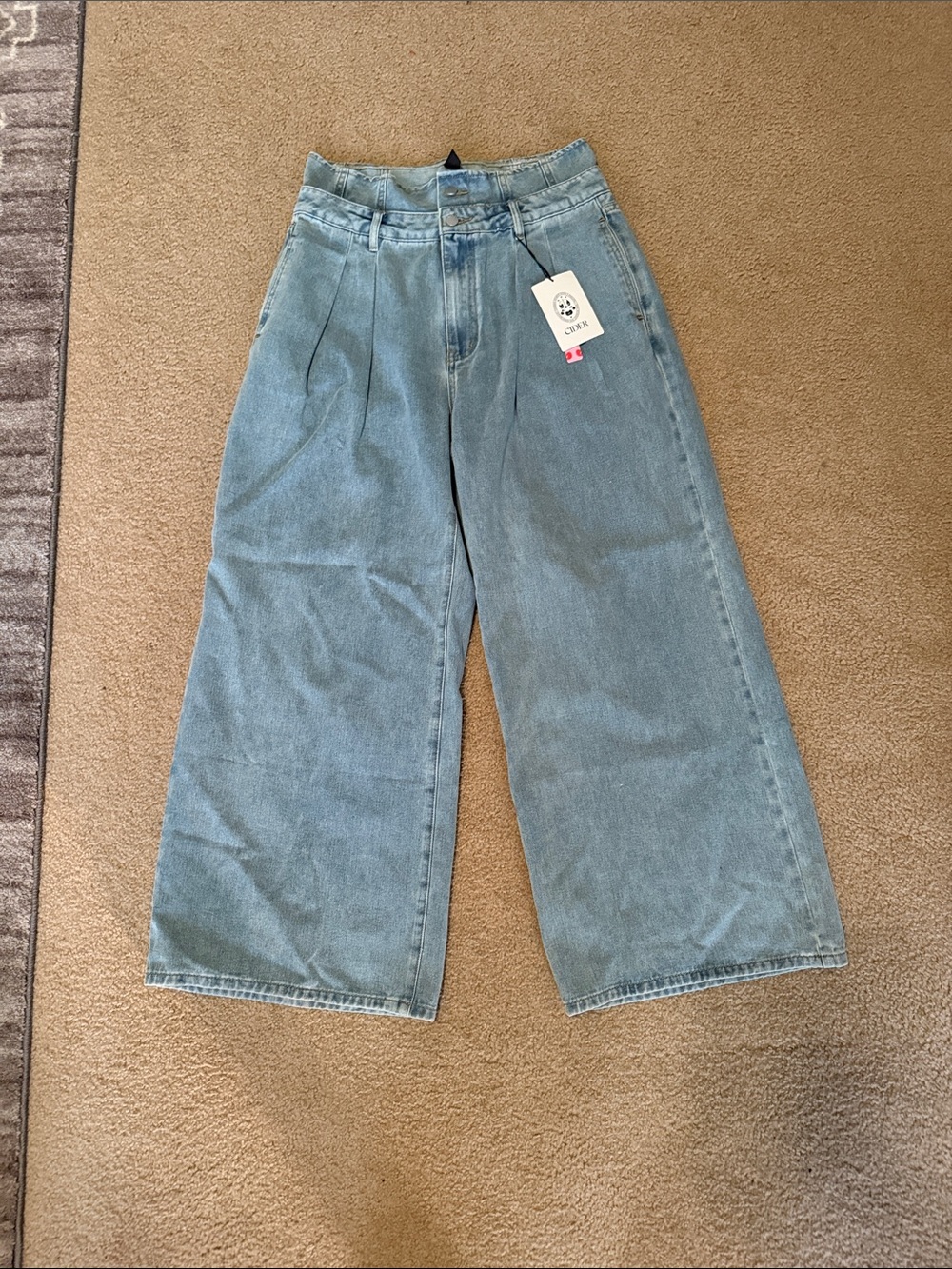 Cider NWT High Rise Wide Leg Jeans